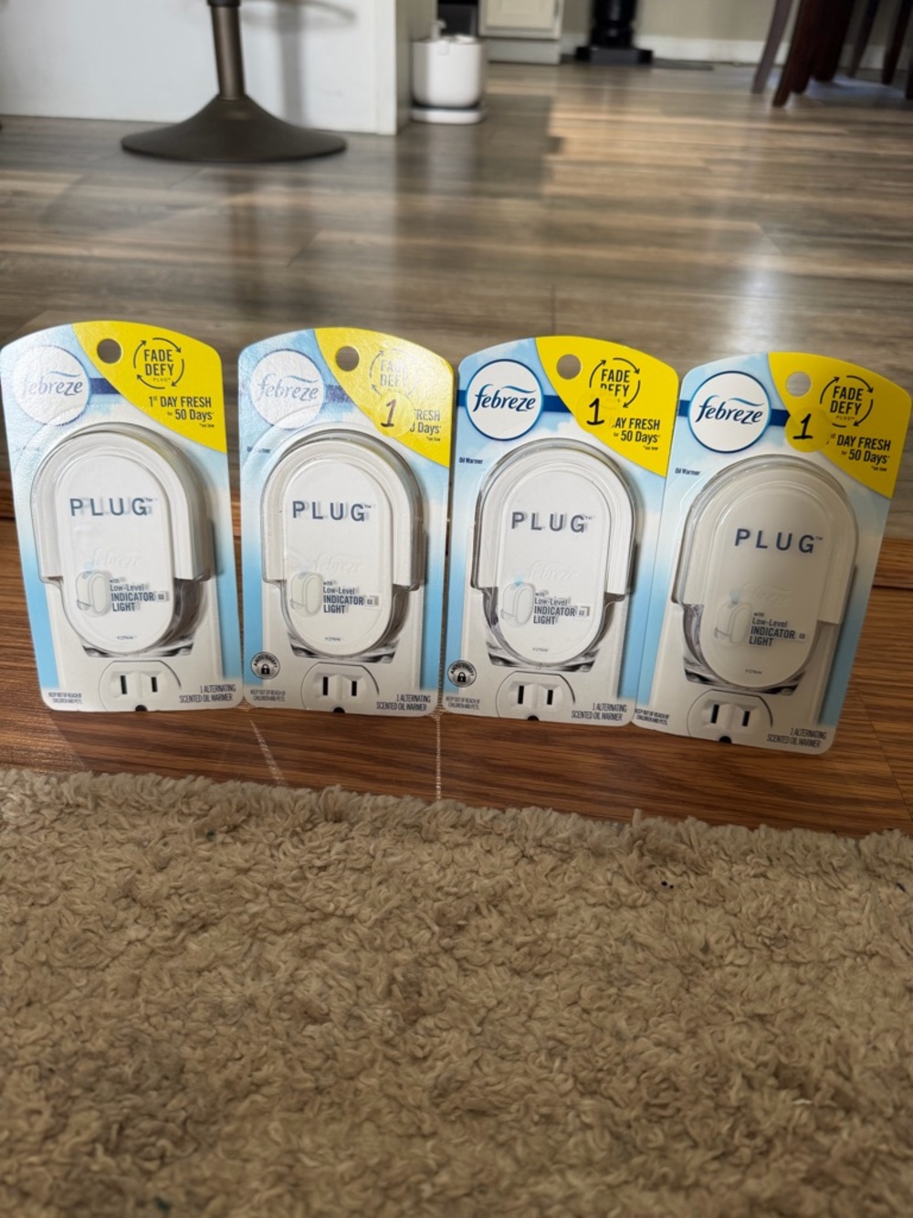 Febreze Plug-In Scented Air Freshener Units – (4 Pack)